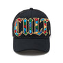 Cult of Individuality  MESH BACK TRUCKER  HAT STAINED GLASS  Men’s - BLACK