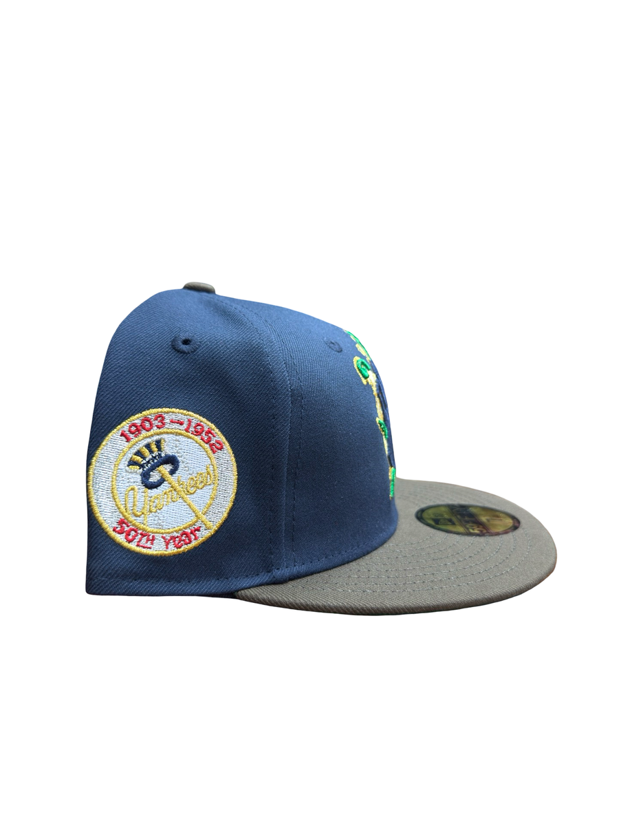 NEW ERA 5950 CUSTOM FITTED-NEW YORK YANKEE/NAVY BROWN