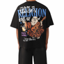TRUE RELIGION SHORT SLEEVE CONCERT BUDDHA OVERSIZED TEE-JET BLACK