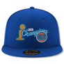 NEW ERA 950 CHAMPIONS 2026 NEW YORK KNICKS TROPHY SNAPBACK-ROYAL BLUE