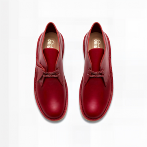 Clark’s DESERT BOOT LEATHER Men’s DARK RED LEATHER