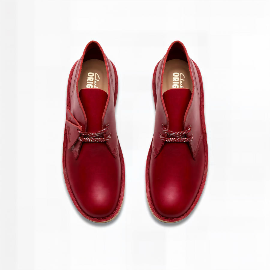 Clark’s DESERT BOOT LEATHER Men’s DARK RED LEATHER