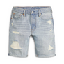 Levis Strauss & Co 412 SLIM RIPPED JEANS SHORTS Men’s -GUMMY BEARS -MEDIUM WASH
