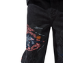 SERENEDE SOUVENIR BAGGY JEANS Men’s -BLACK - Moesports