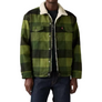 Levis Strauss & Co TRUCKER SHERPA JACKET Men’s -GREEN BLACK