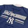 Mitchell & NESS MLB TRIPLE CHECK HEAVYWEIGHT JACKET NEW YORK YANKEE -MENS-NAVY BLUE WHITE