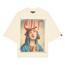 Cult of Individuality OVERSIZED  SHORT SLEEVE CREW NECK TEE POOR SOCIAL SKILLS  BMen’s -WINTER WHITE