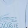 LACOSTE PRINTED COTTON CREW NECK T-SHIRT Men’s -LIGHT BLUE-HBA