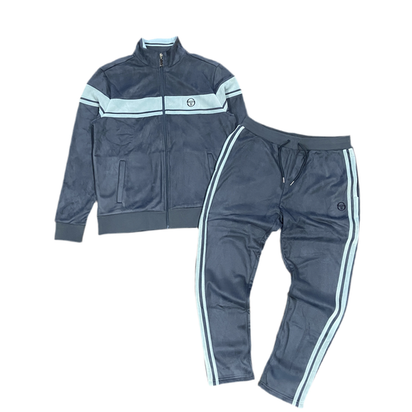 SERGIO TACCHINI DAMARINDO SUEDE TRACKSUIT MEN'S