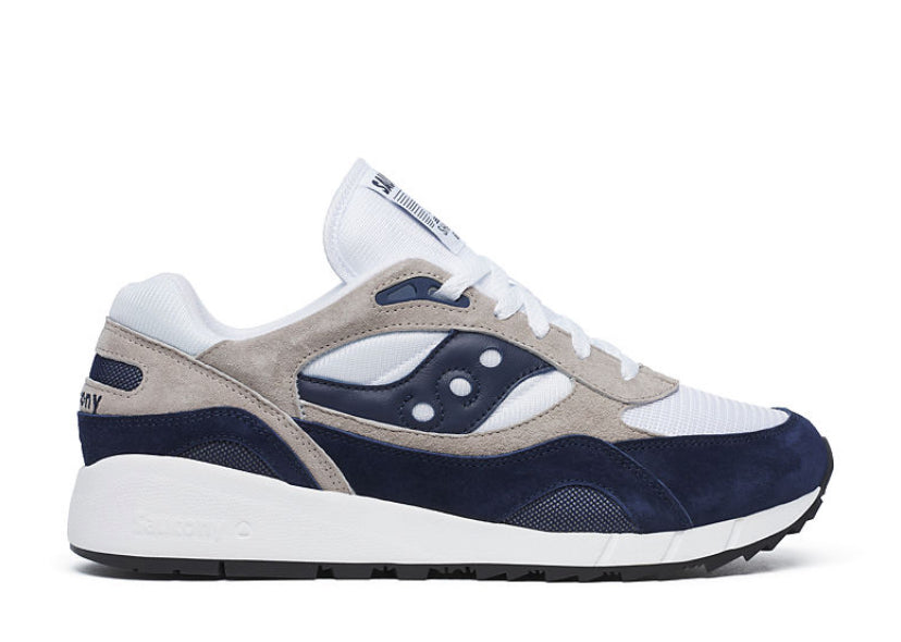 国内配送 SAUCONY SHADOW 6000 NAVY /WHITE Saucony Originals SHADOW 6000 Men's -WHITE/NAVY – Moesports