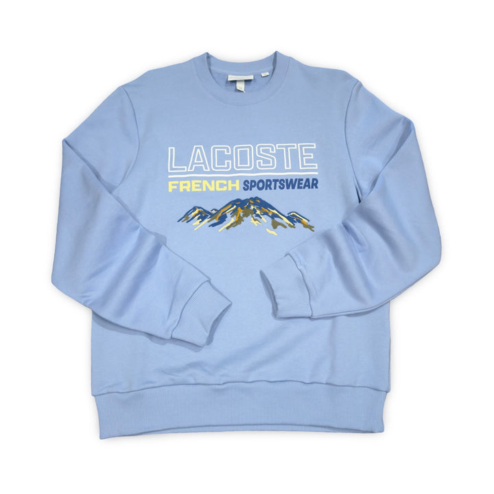 LACOSTE LOOSE-FIT OVERSIZED LOGO FLEECE SWEATSHIRT -Men’s-PURPLE-5QD