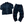 Fila DEVERALL VELOUR TRACKSUIT Men’s -BLACK /FRED/FGRN