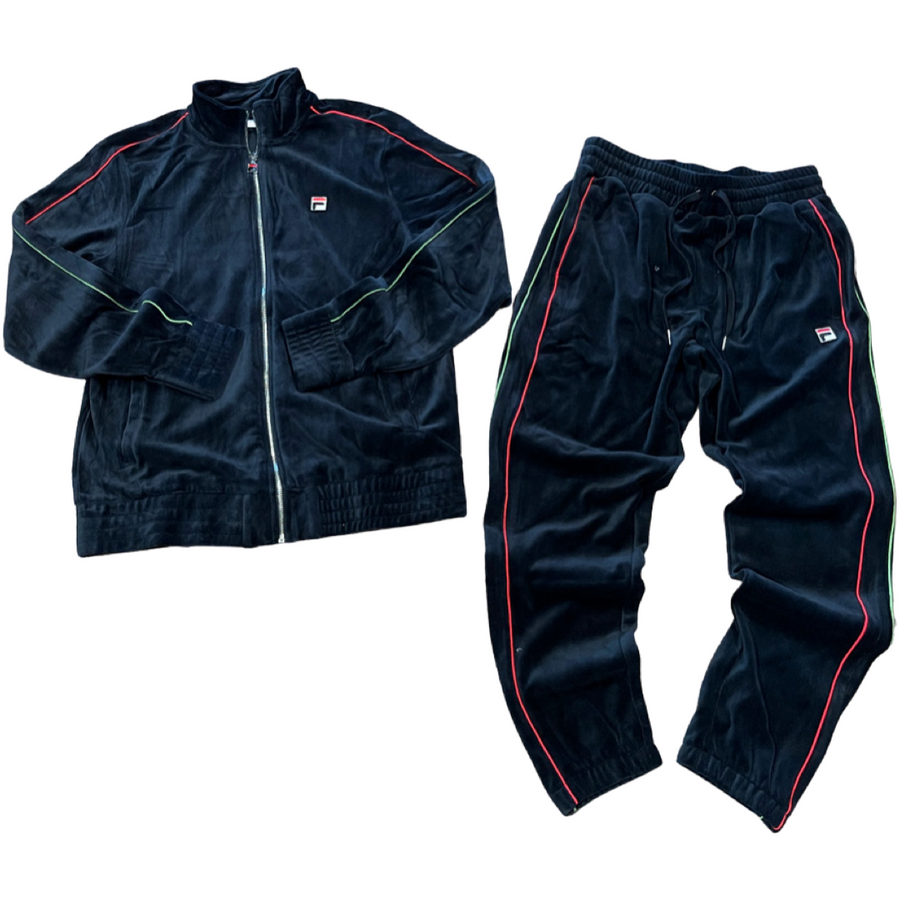 Fila velour jogger discount