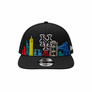 NEW ERA 950 A-FRAME PRE-CURVED BIG CITY LOGO SNAPBACK HAT NEW YORK METS  -BLACK MULTI