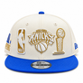 NEW ERA 950  NBA 26 RING OFF  SNAPBACK NEW YORK KNICKS - YOUTH - CREAM ROYAL BLUE