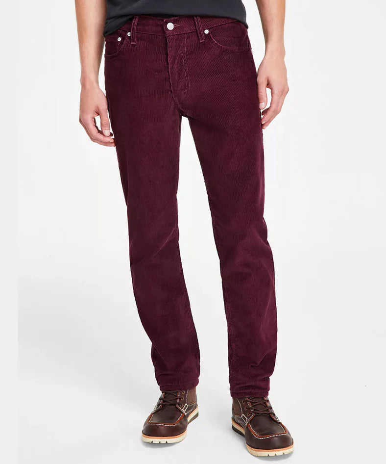 Levis Strauss & Co - 511 ORIGINAL SLIM CORDUROY Men’s -BURGUNDY