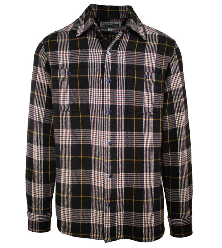 Schott Bros. PLAID FLANNEL SHIRT Men’s -BRG