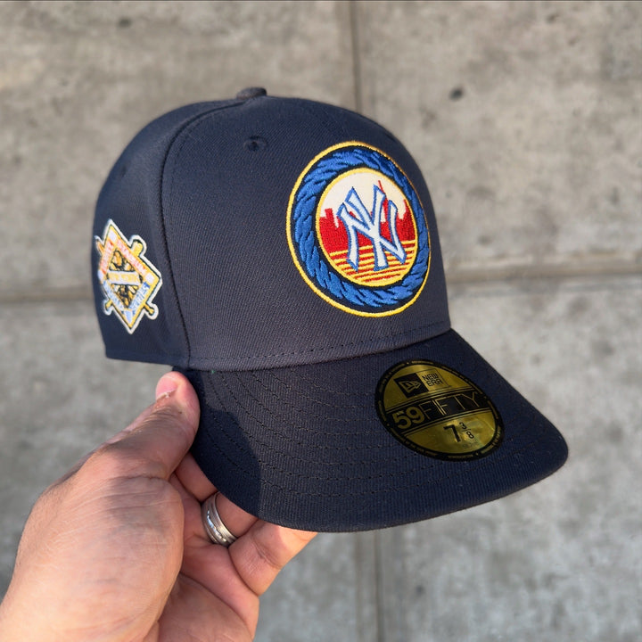 NEW ERA 5950 NEW YORK YANKEE CUSTOM FITTED-NAVY