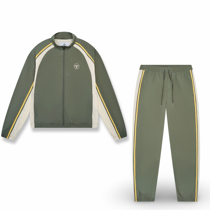 0572 SERGIO TACCHINI セットアップ M&Lサイズ 中綿 刺繍 SERGIO TACCHINI FICO WINDBREAKER TRACKSUIT / MEN'S -LAUREL WREATH