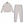 SERGIO TACCHINI LINERA VELOUR SUIT - MEN’S -QUITE GRAY