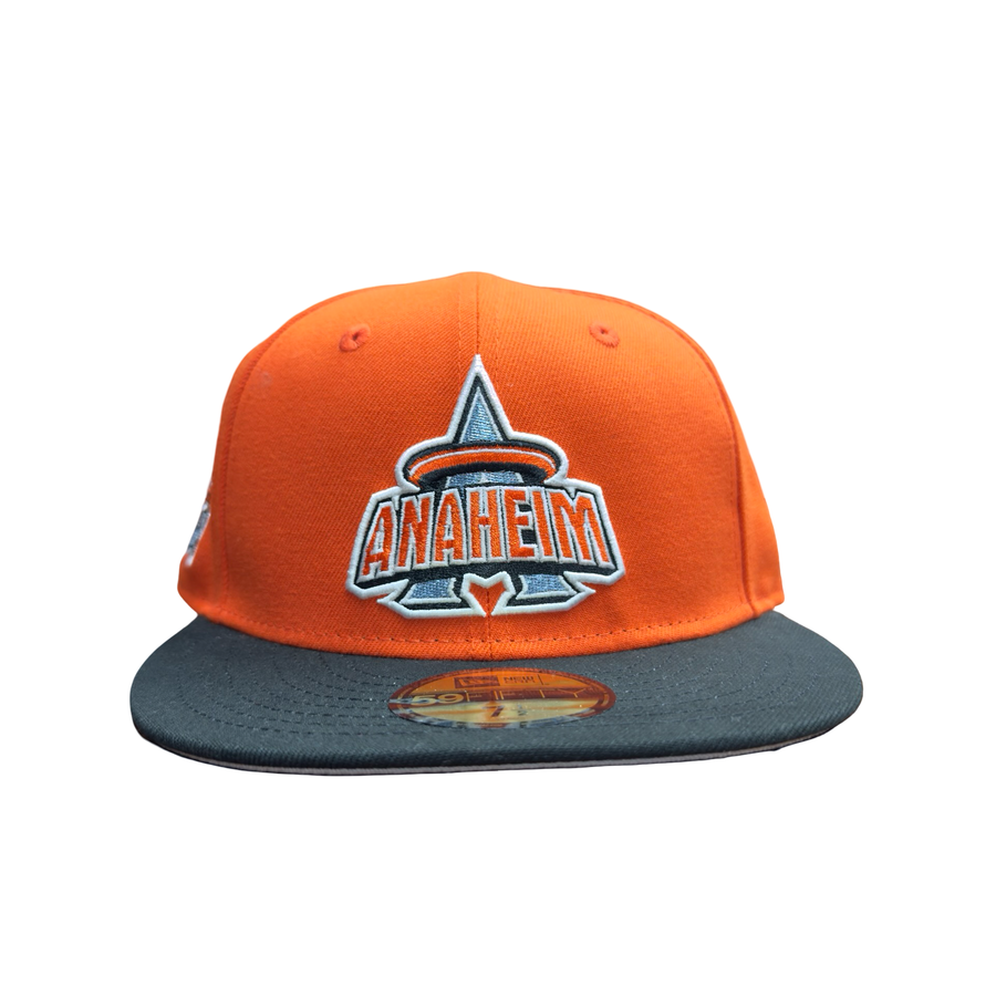 NEW ERA 5950 CUSTOM FITTED-ANAHEIM ANGELS/ ORANGE BLACK
