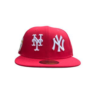NEW ERA 5950 CUSTOM FITTED-NEW YORK SUBWAY SERIES /RED WHITE