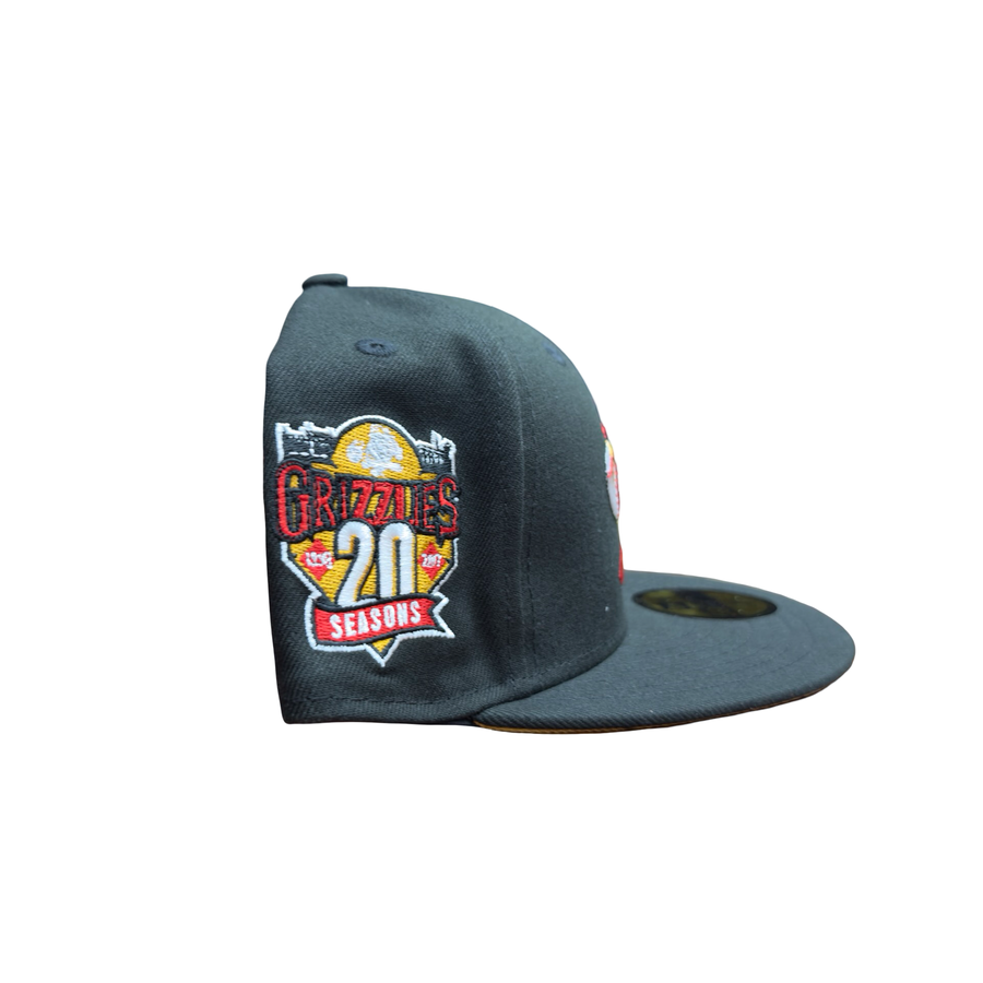 NEW ERA 5950 CUSTOM FITTED-GRIZZLIES/BLACK GOLDEN