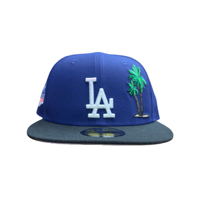 NEW ERA 5950 CUSTOM FITTED-LA DODGERS /ROYAL BLACK