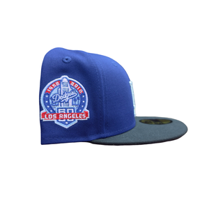 NEW ERA 5950 CUSTOM FITTED-LA DODGERS /ROYAL BLACK