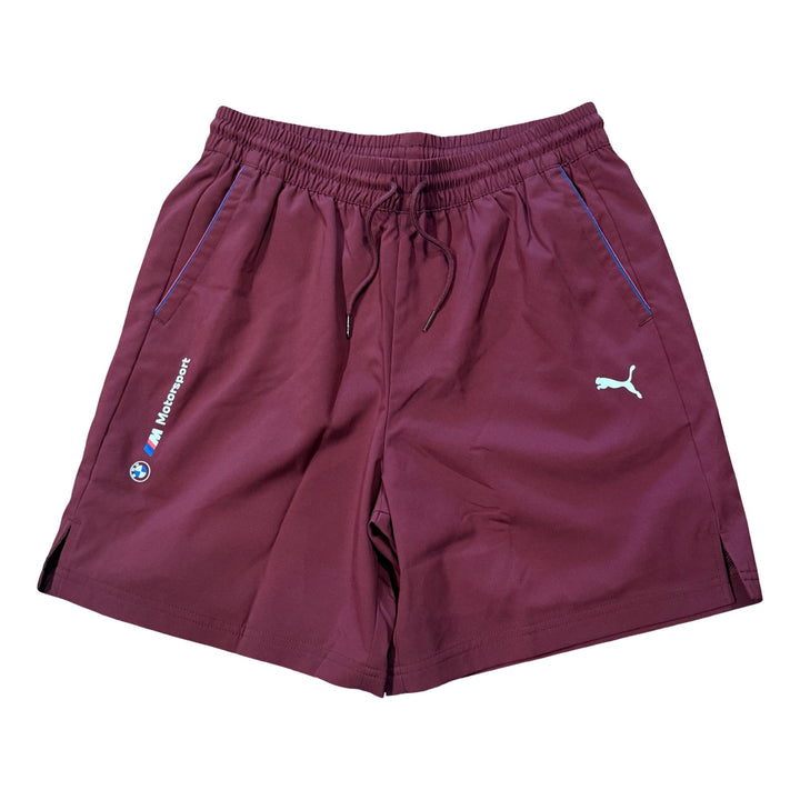 PUMA BMW MMS ESS WOVEN SHORTS 7 - Men’s-RUBY SHIMMER