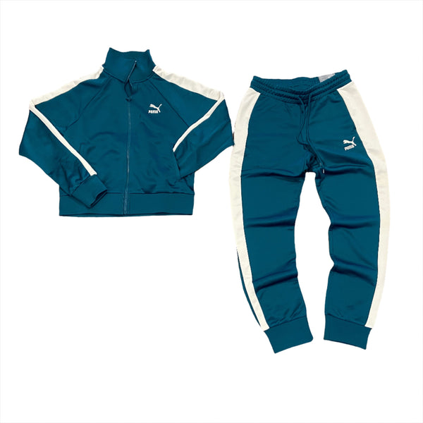 美品希少カラー PUMA iconic T7 上下セット M ペルシアンブルー T7 ICONIC Men's Track Jacket | PUMA