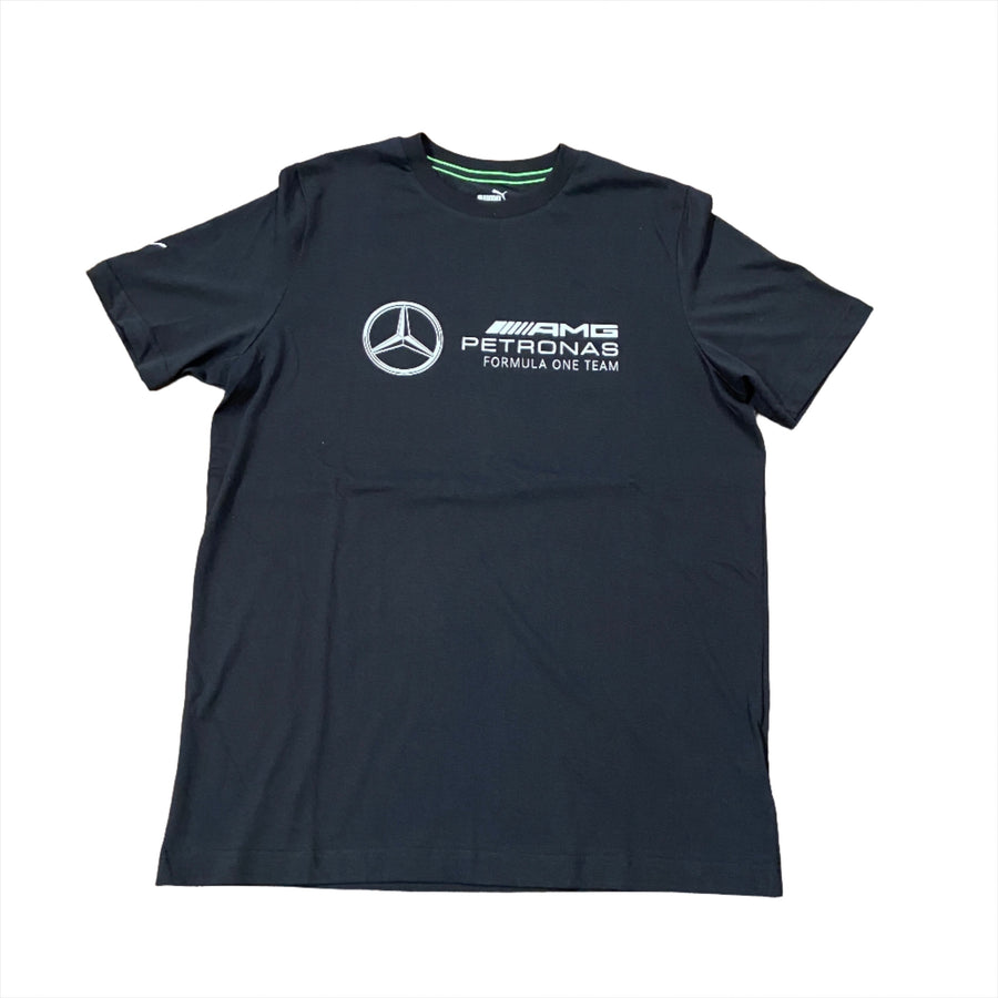 Puma MERCEDES BENZ  MAPF1 AMG ESS LOGO TEE Men’s -PUMA BLACK