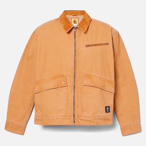 TIMBERLAND WASHED CANVAS JACKET Men’s - WHEAT