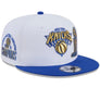 NEW ERA 950 CHAMPIONS 2025-2026 RING NEW YORK KNICKS SNAPBACK-WHITE ROYAL BLUE