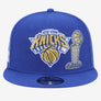 NEW ERA 950 CHAMPIONS 2025-2026 RING NEW YORK KNICKS SNAPBACK-ROYAL/GOLD