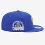 NEW ERA 950 CHAMPIONS 2025-2026 RING NEW YORK KNICKS SNAPBACK-ROYAL/GOLD