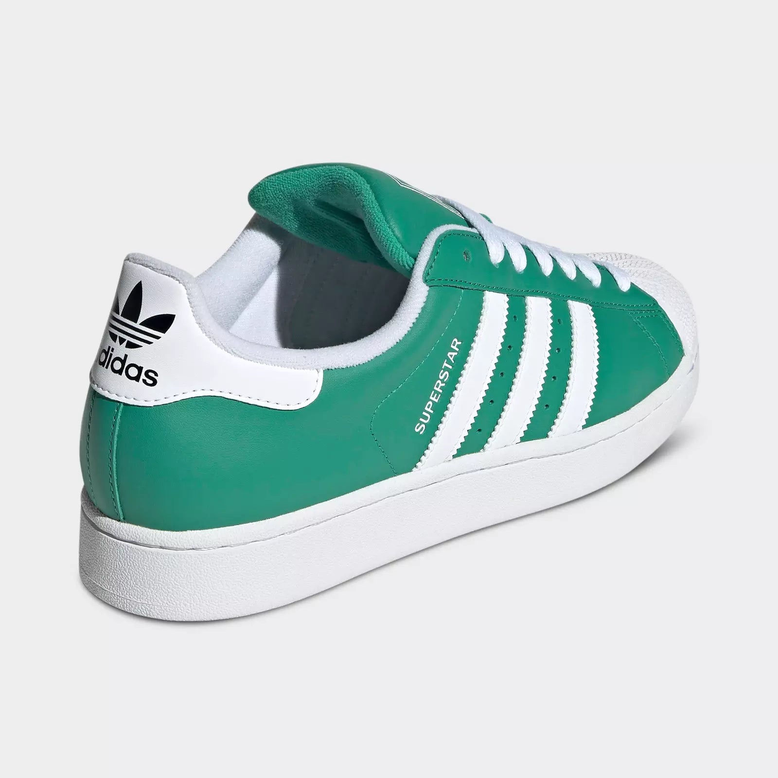 adidas Superstar II Shoes - Men's - Semi Court Green / Cloud White - 10.5 adidas Superstar II Shoes - Men's - Semi Court Green / Cloud White - 10.5