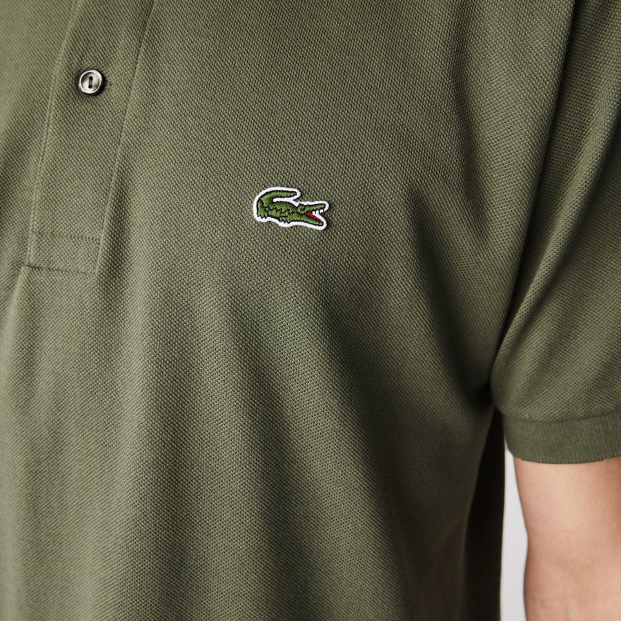 LACOSTE - POLO CLUB SHIRT Men’s - KHAKI GREEN-316