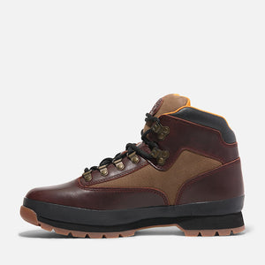 Timberland EURO HIKER MID BOOT LEATHER Men’s -BURGUNDY FULL GRAIN