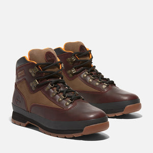 Timberland EURO HIKER MID BOOT LEATHER Men’s -BURGUNDY FULL GRAIN