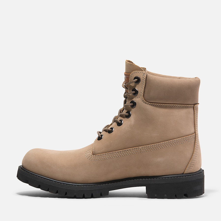 TIMBERLAND PREMIUM 6 IN LACE  WATERPROOF BOOT Men’s - MEDIUM BEIGE NUBUCK