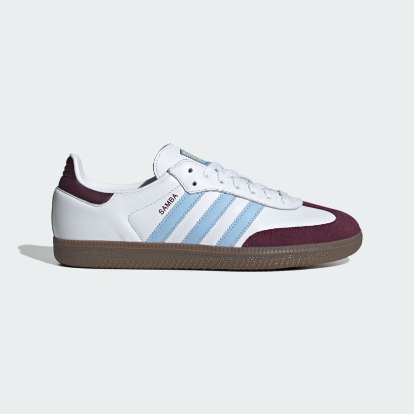adidas Samba Aston Villa FC Shoes Cloud White 13 - Mens Soccer Shoes adidas Samba Aston Villa FC Shoes Cloud White 13 - Mens Soccer Shoes