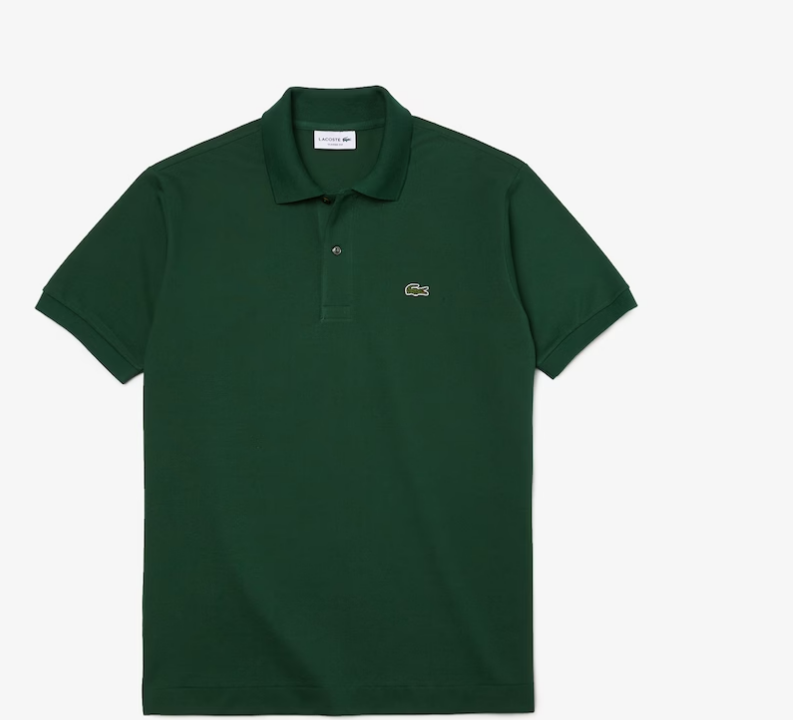 Tシャツ・カットソー LACOSTE Sea Green Piquet Polo Shirt Lacoste Sea Green Piquet Polo Shirt Lacoste
