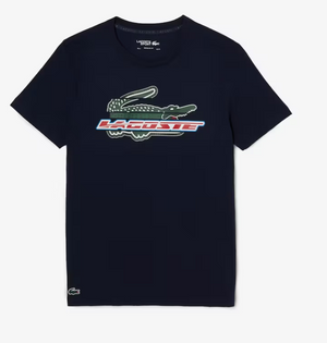 LACOSTE REGULAR FIT CROC LOGO CREW NECK T-SHIRT Men’s-NAVY BLUE-166