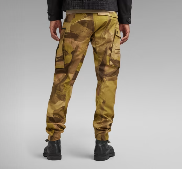 G Star RAW ROVIC ZIP 3D REGULAR TAPERED CARGO PANT Men s SAFARI WATER COLOR CAMO