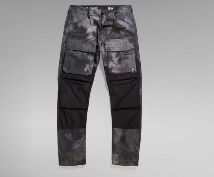 G-Star RAW 3D REGULAR TAPERED CARGO-PANT Men’s -DK BLACK BLURRY CAMO