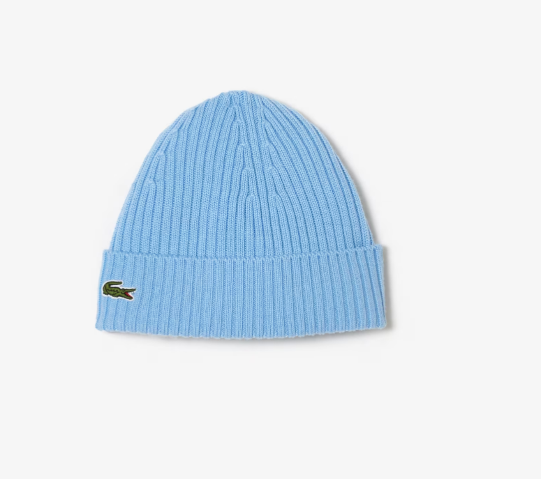 LACOSTE CORE RIBBED BEANIE