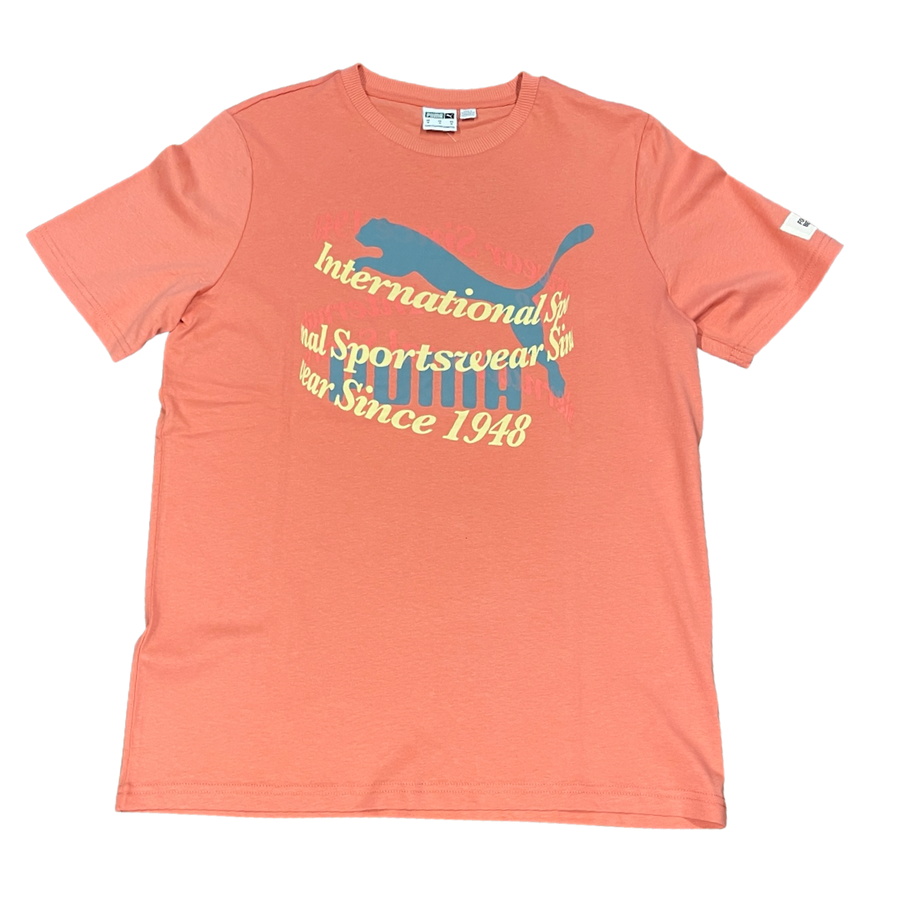 Puma CLASSICS GRAPHICS TEE Men’s- HIBISCUS FLOWER-LIGHT STRAW