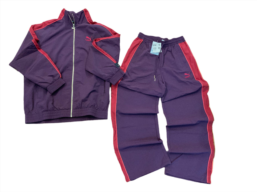 Puma  T7 PLAY PARIS WINDBREAKER SUIT Men’s -MIDNIGHT PLUM