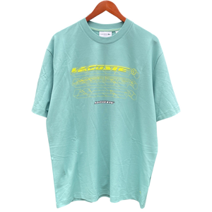 LACOSTE LOOSE FIT ORGANIC COTTON  PIQUE CREW NECK T-SHIRT Men’s-GREEN -3A4